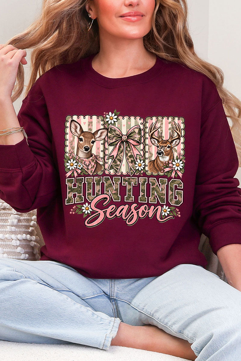 Camo & Bows Hunting Season Heavy Blend Crew Sweatshirt