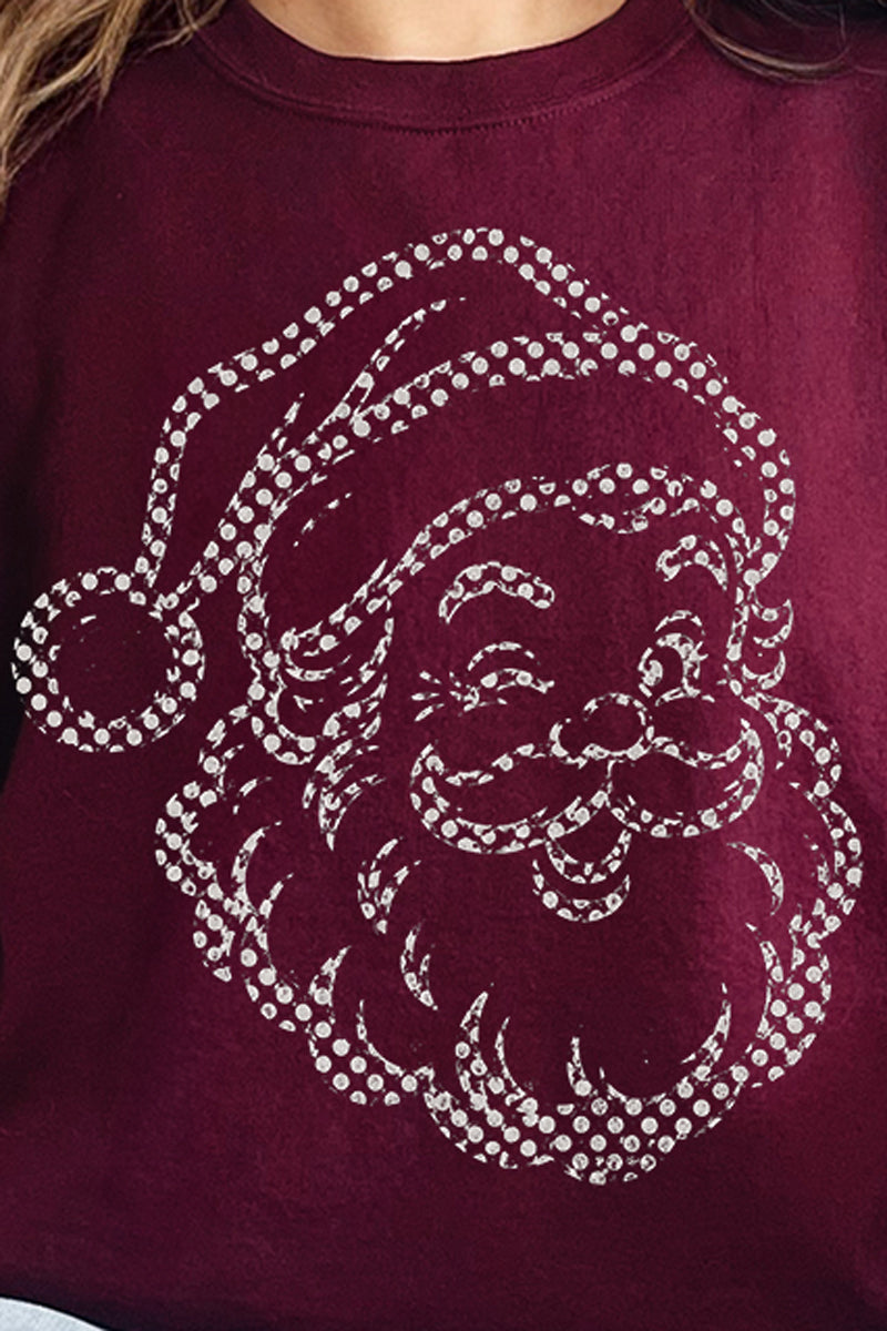 Classic Christmas Santa Heavy Blend Crew Sweatshirt