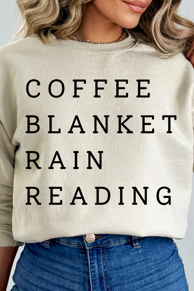 Rainy Day Reading Heavy Blend Crew Sweatshirt