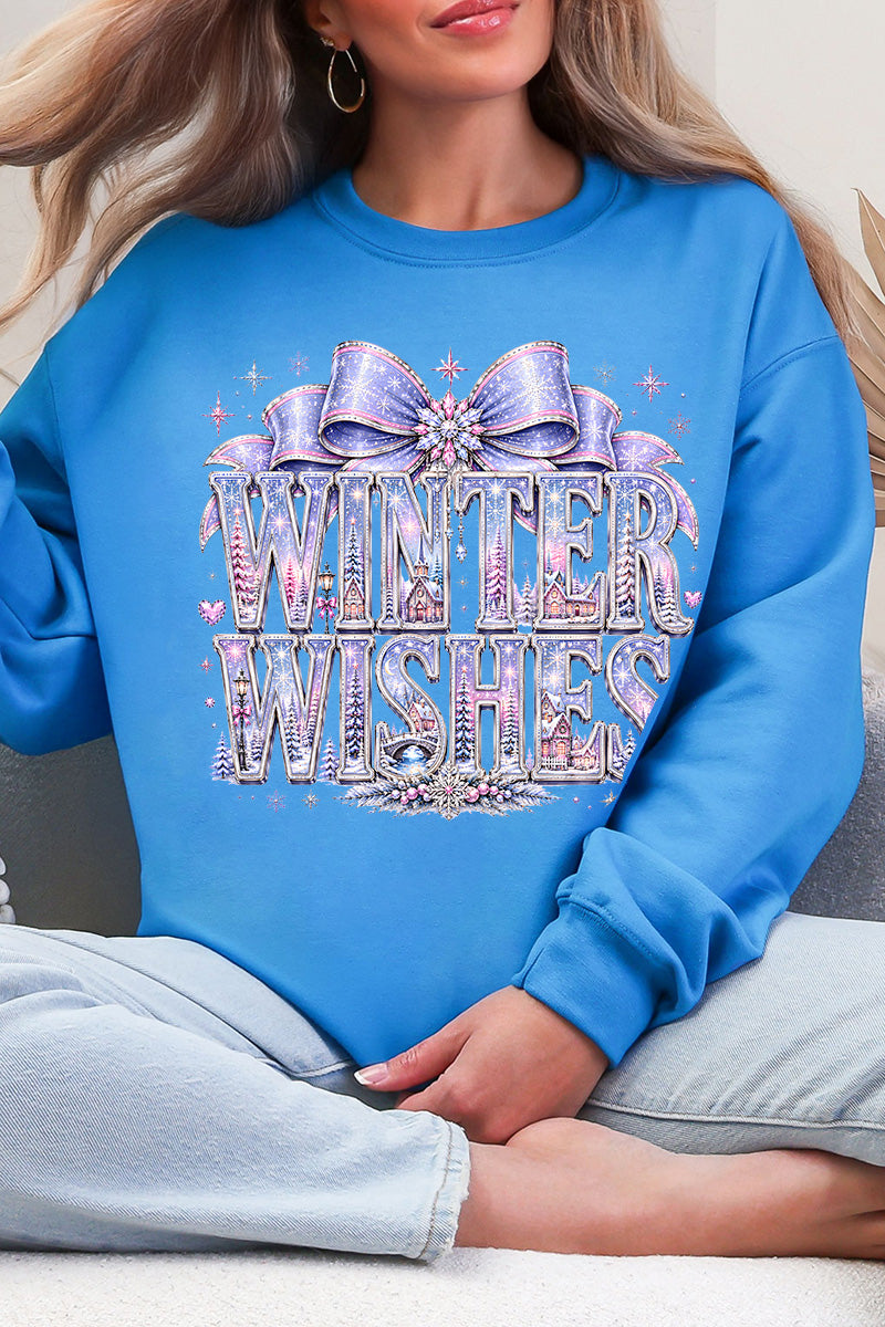 Winter Wishes Wonderland Heavy Blend Crew Sweatshirt
