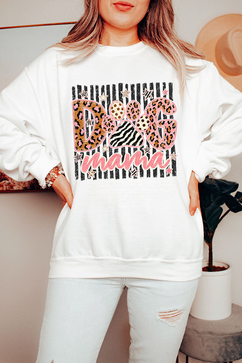 Dog Mama Wild & Sweet Heavy Blend Crew Sweatshirt