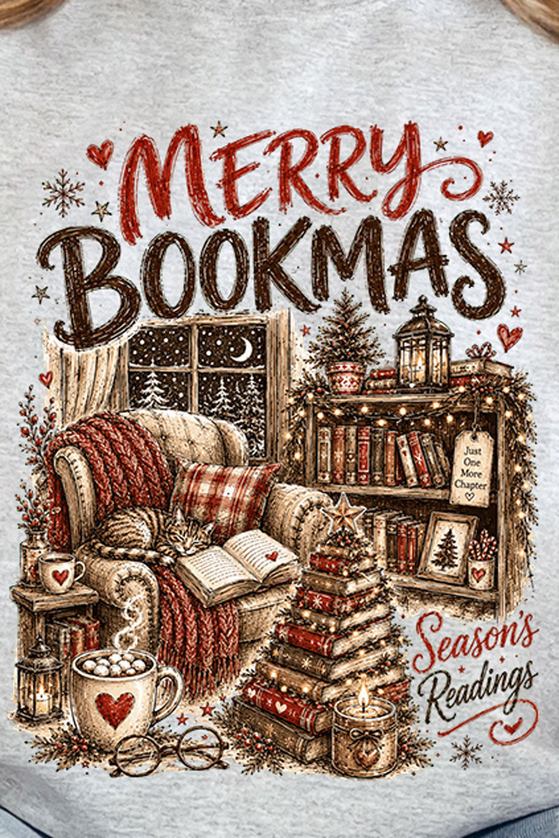 Merry Bookmas Heavy Blend Crew Sweatshirt