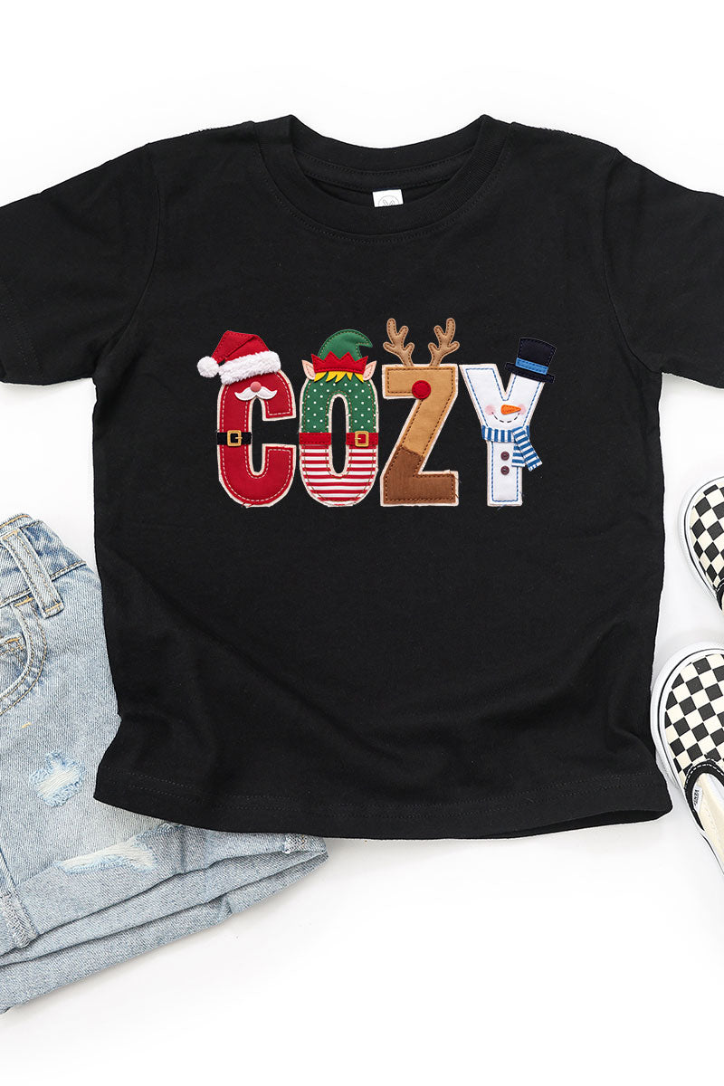 Toddler Christmas Characters Cozy Fine Jersey Tee