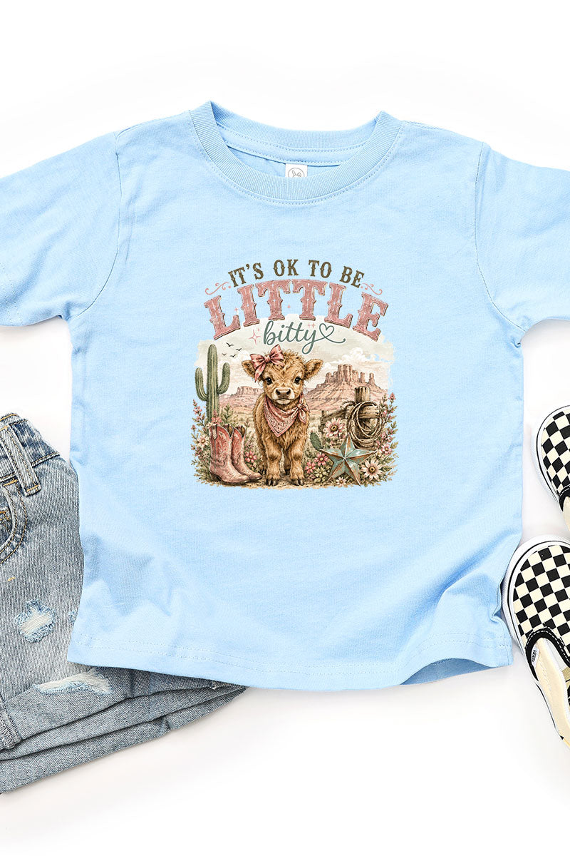 Toddler It's Ok To Be Little Bitty Fine Jersey Tee