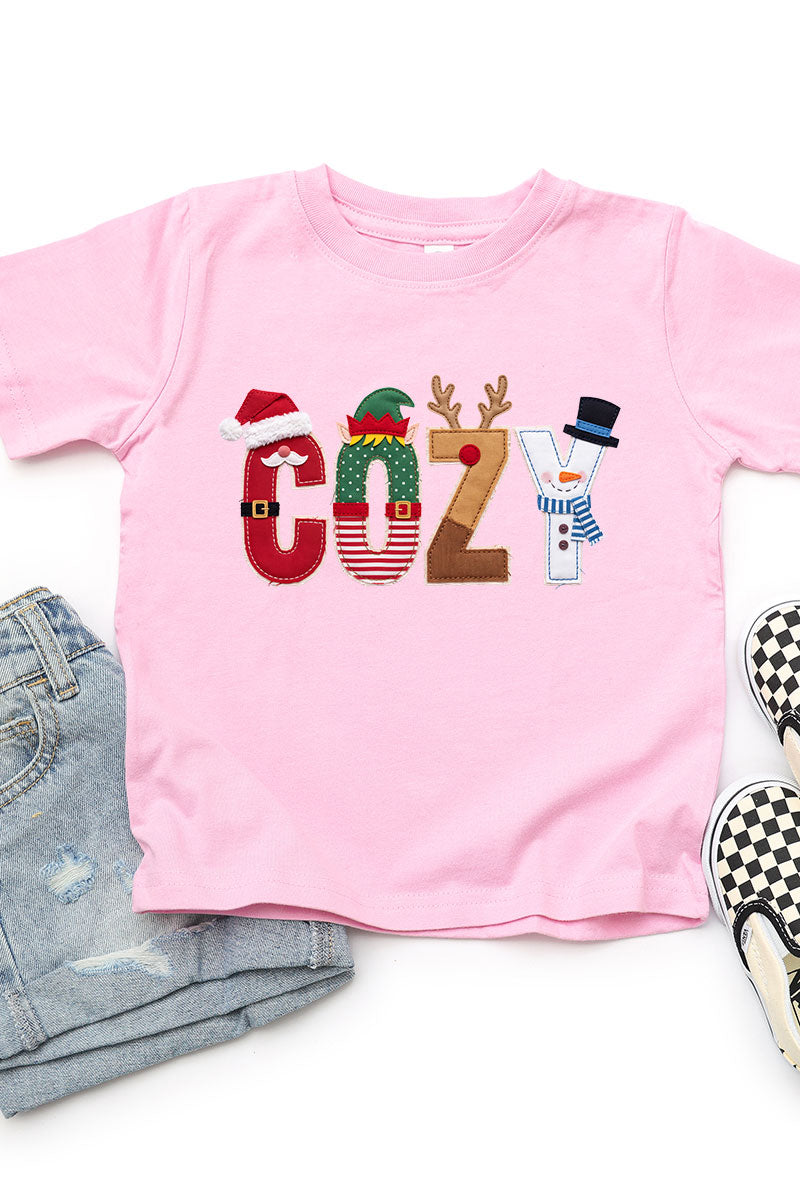 Toddler Christmas Characters Cozy Fine Jersey Tee