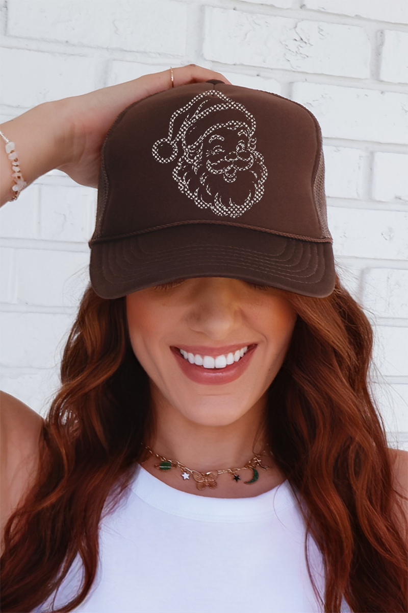 Classic Christmas Santa Otto Foam Front Trucker Hat