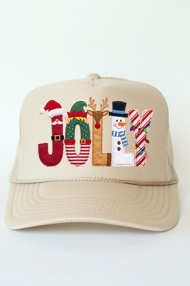 Christmas Characters Jolly Otto Foam Front Trucker Hat