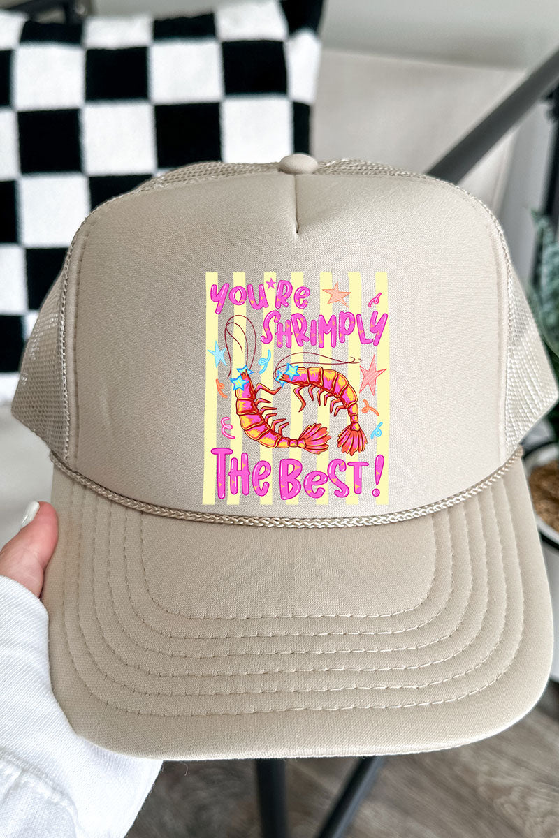 Shrimply The Best Otto Foam Front Trucker Hat