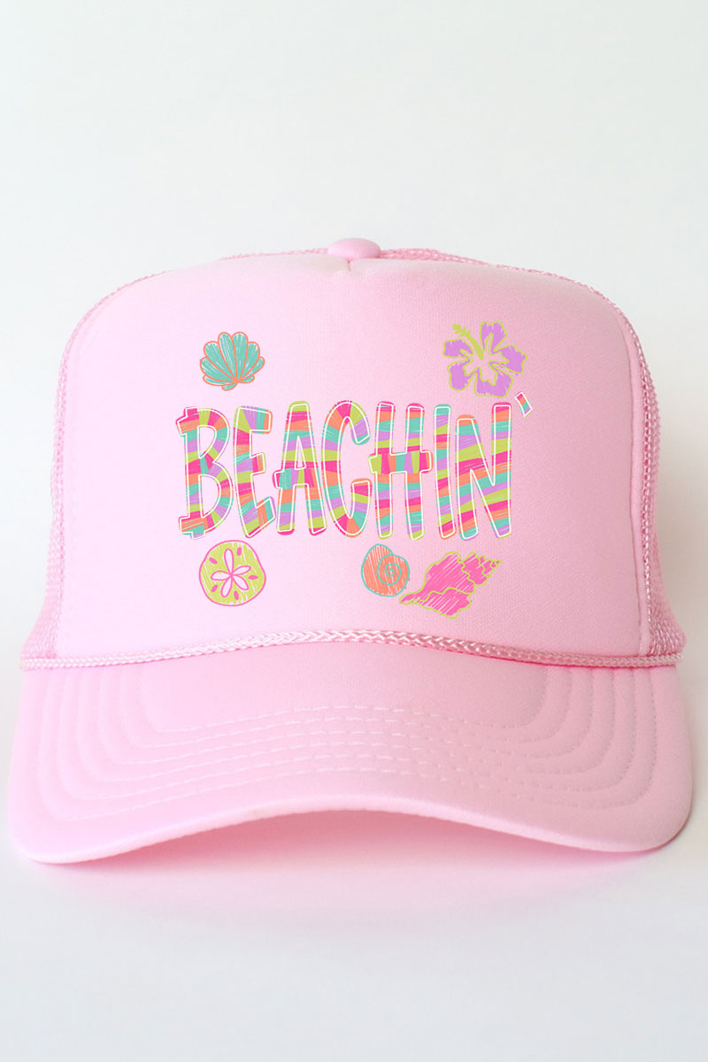 Paradise Painted Beachin' Otto Foam Front Trucker Hat