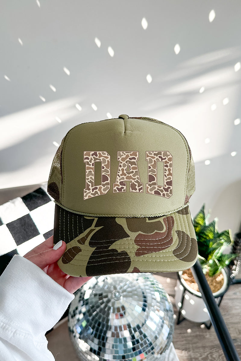 Personalized Father's Day Camo Edition Otto Foam Front Trucker Hat