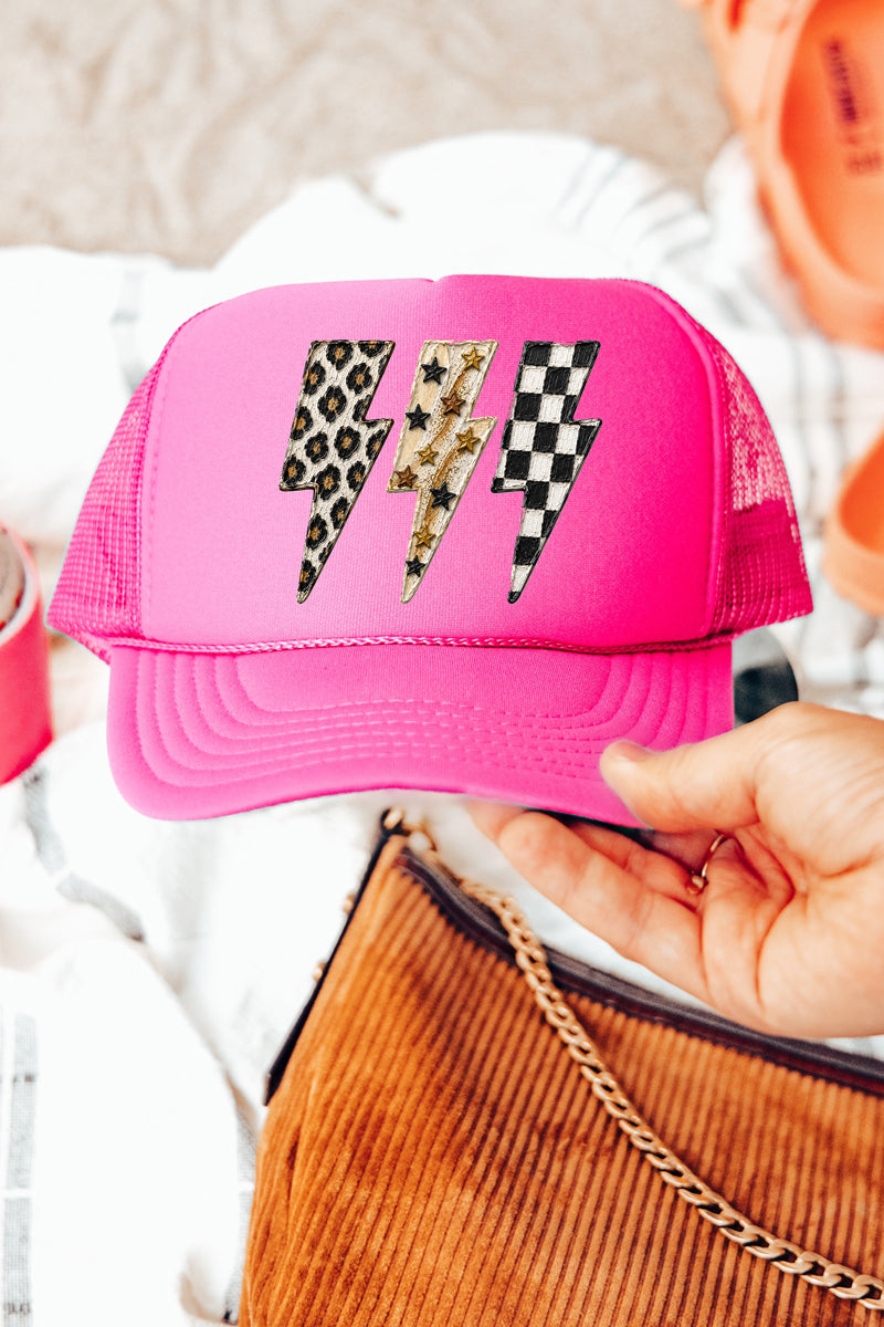 Painted Power Trio Otto Foam Front Trucker Hat