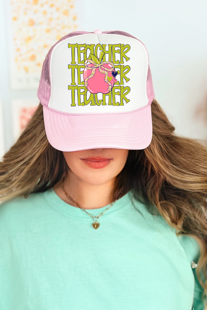 Apple For The Teacher Otto Foam Front Trucker Hat