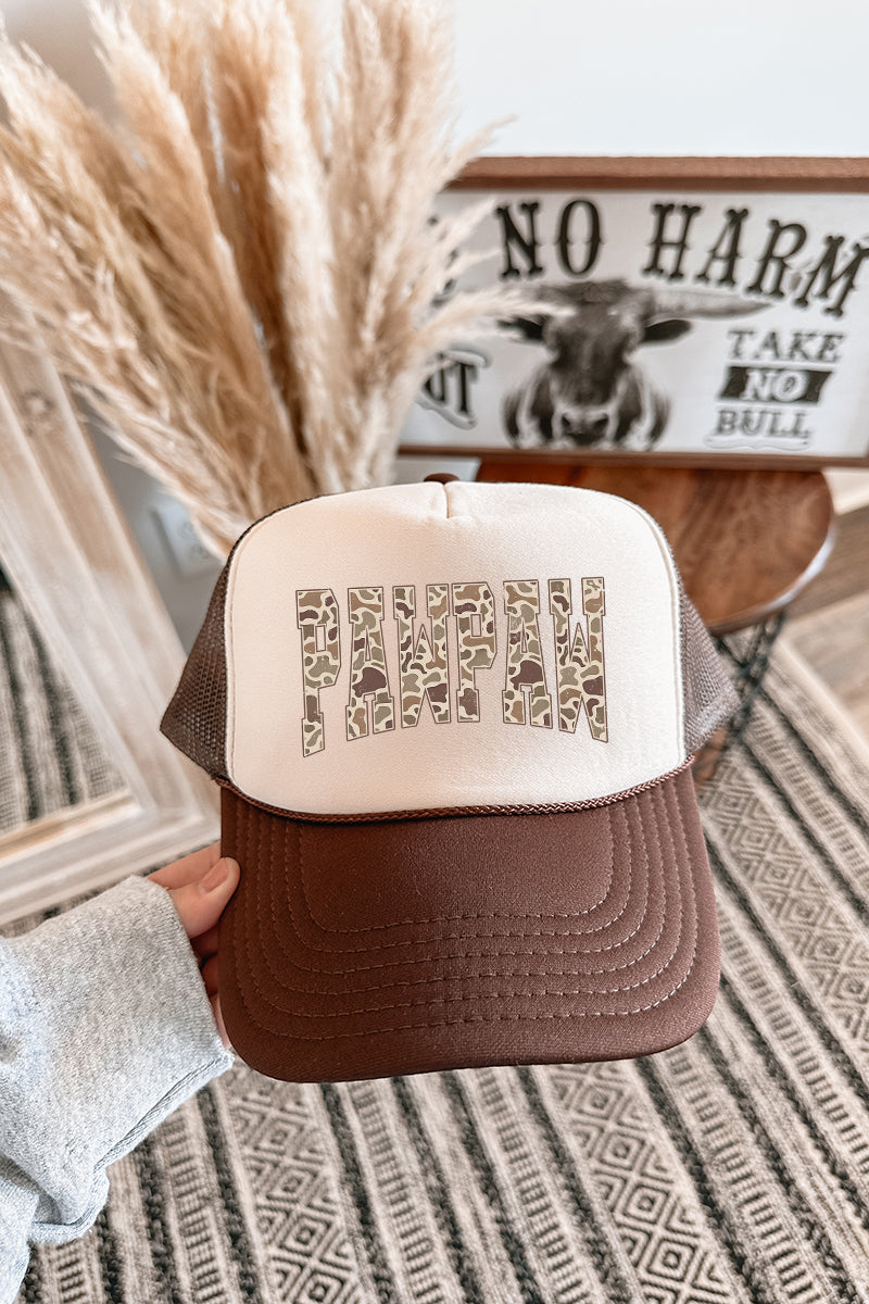 Personalized Father's Day Camo Edition Otto Foam Front Trucker Hat