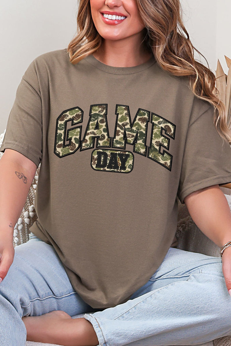 Camo Game Day Short Sleeve Relaxed Fit T-Shirt