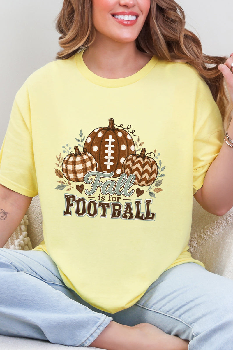 Fall Is For Football Short Sleeve Relaxed Fit T-Shirt