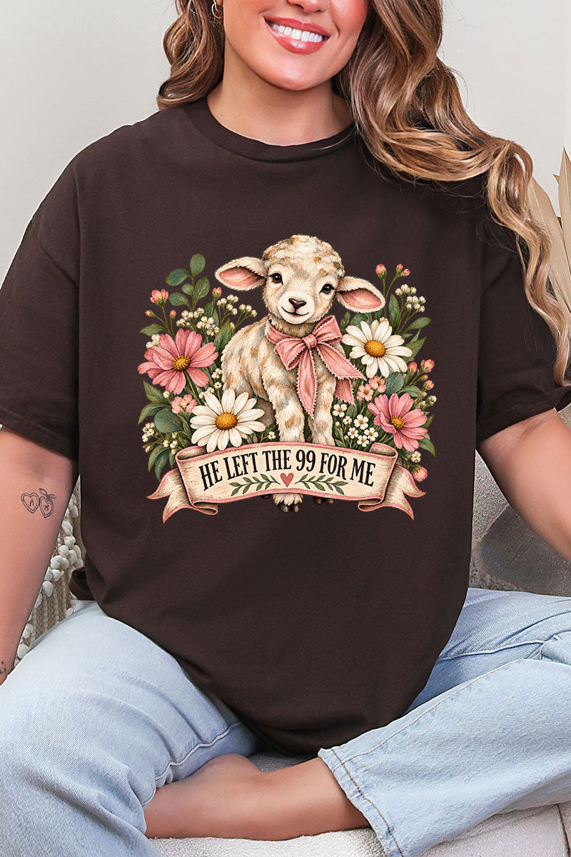 Lamb Left The 99 Short Sleeve Relaxed Fit T-Shirt