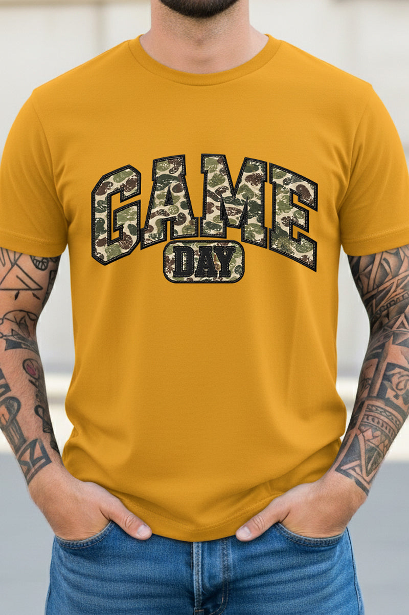 Camo Game Day Short Sleeve Relaxed Fit T-Shirt