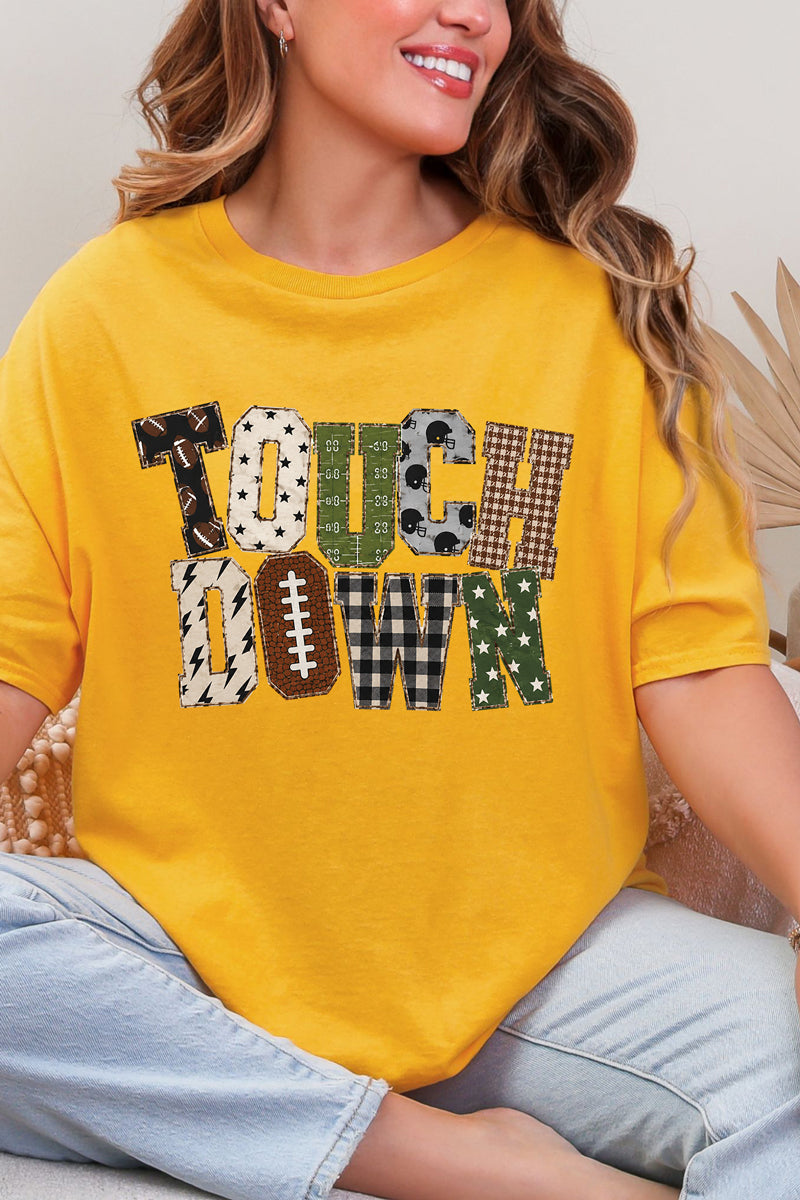 Touchdown Patterned Play Short Sleeve Relaxed Fit T-Shirt