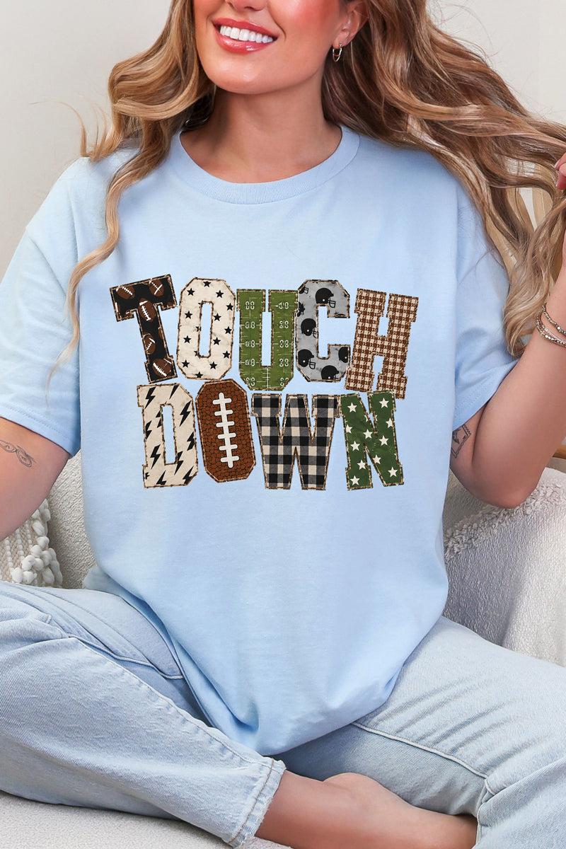 Touchdown Patterned Play Short Sleeve Relaxed Fit T-Shirt