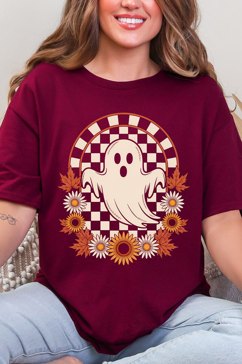 Checkered Haunt Short Sleeve Relaxed Fit T-Shirt