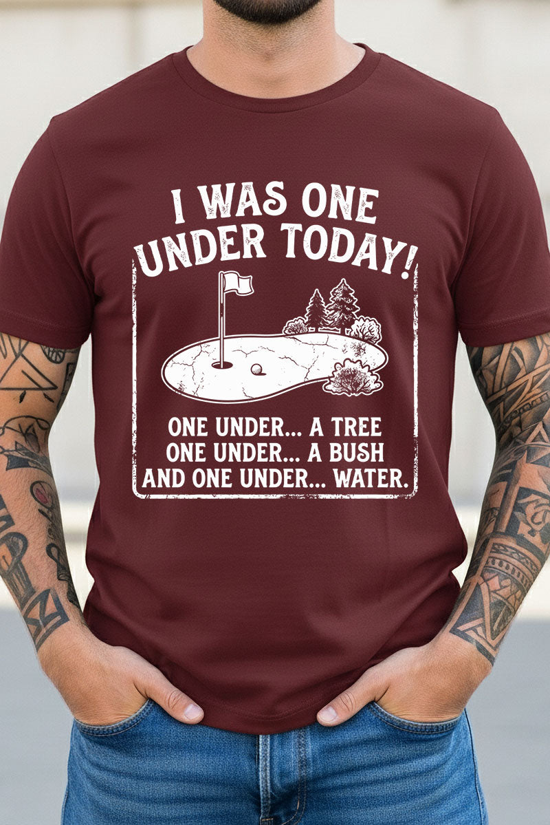 One Under Today Short Sleeve Relaxed Fit T-Shirt