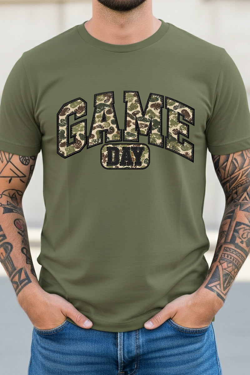 Camo Game Day Short Sleeve Relaxed Fit T-Shirt