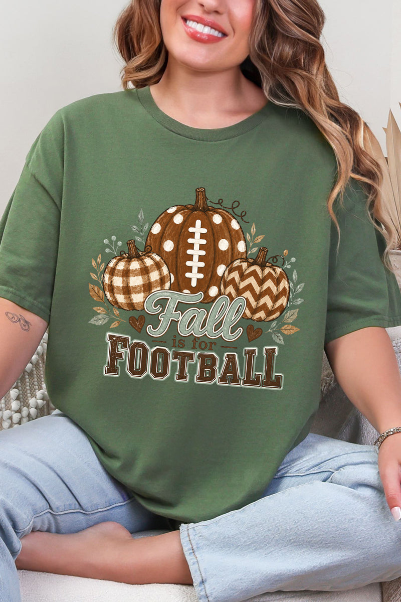 Fall Is For Football Short Sleeve Relaxed Fit T-Shirt