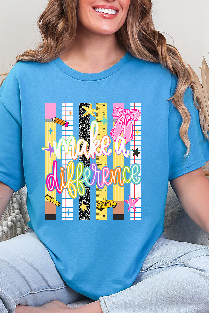 Make A Difference Short Sleeve Relaxed Fit T-Shirt