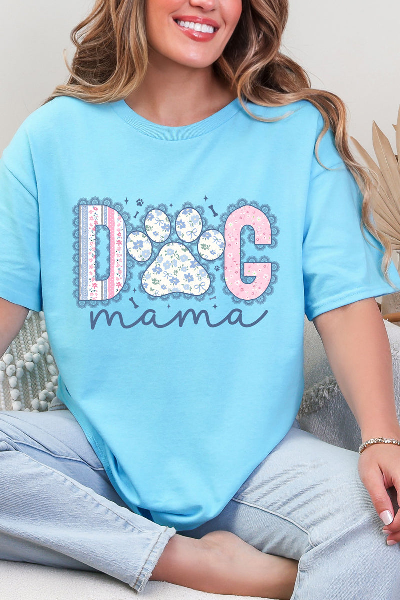 Meadow & Lace Dog Mama Short Sleeve Relaxed Fit T-Shirt