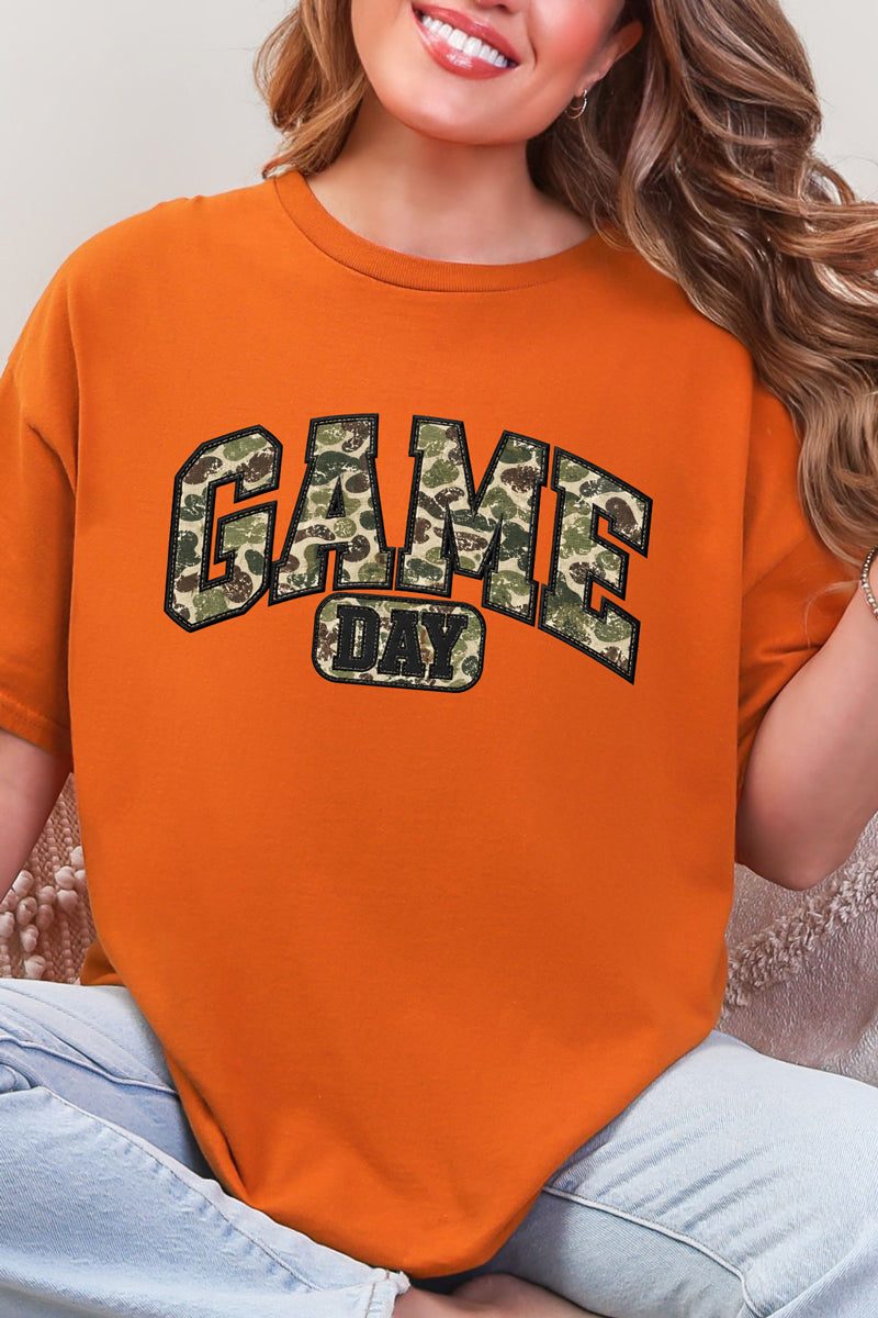 Camo Game Day Short Sleeve Relaxed Fit T-Shirt
