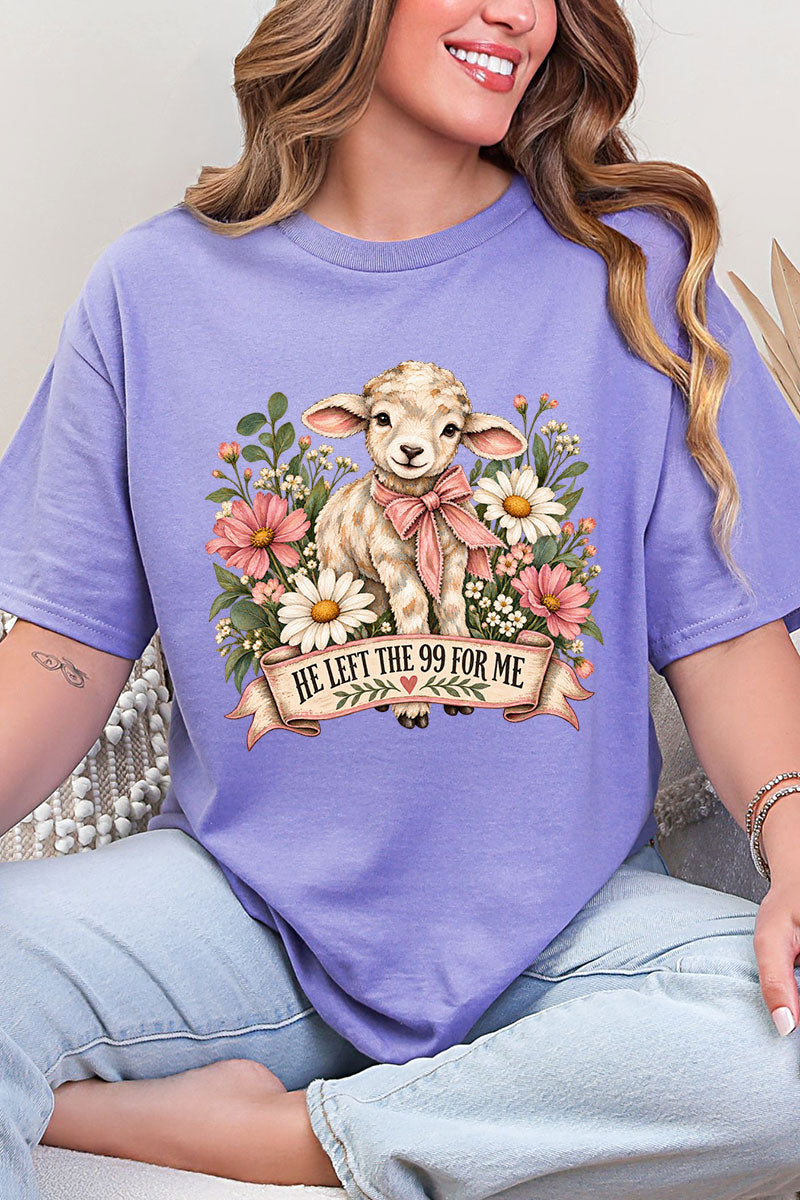 Lamb Left The 99 Short Sleeve Relaxed Fit T-Shirt