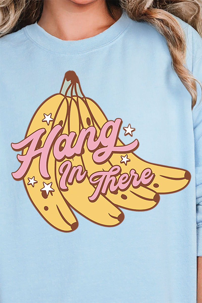 Hang In There Bananas Unisex NuBlend Crew Sweatshirt