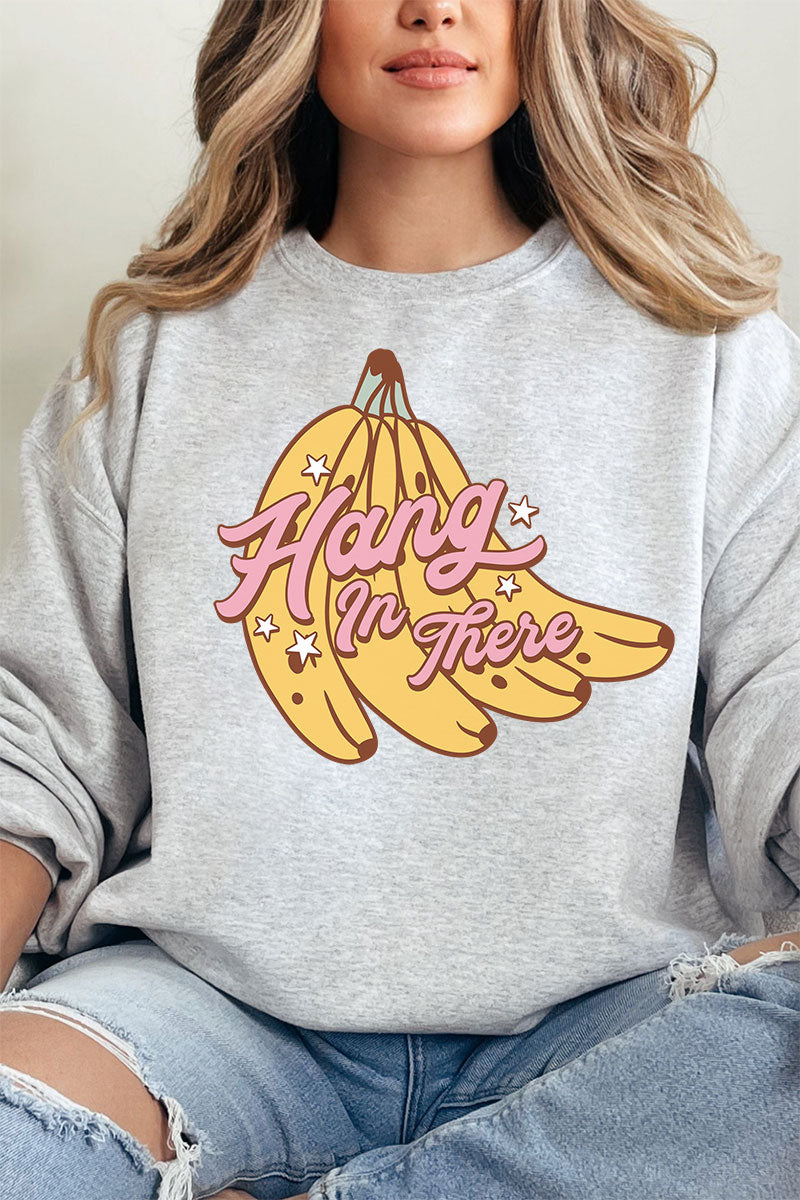 Hang In There Bananas Unisex NuBlend Crew Sweatshirt
