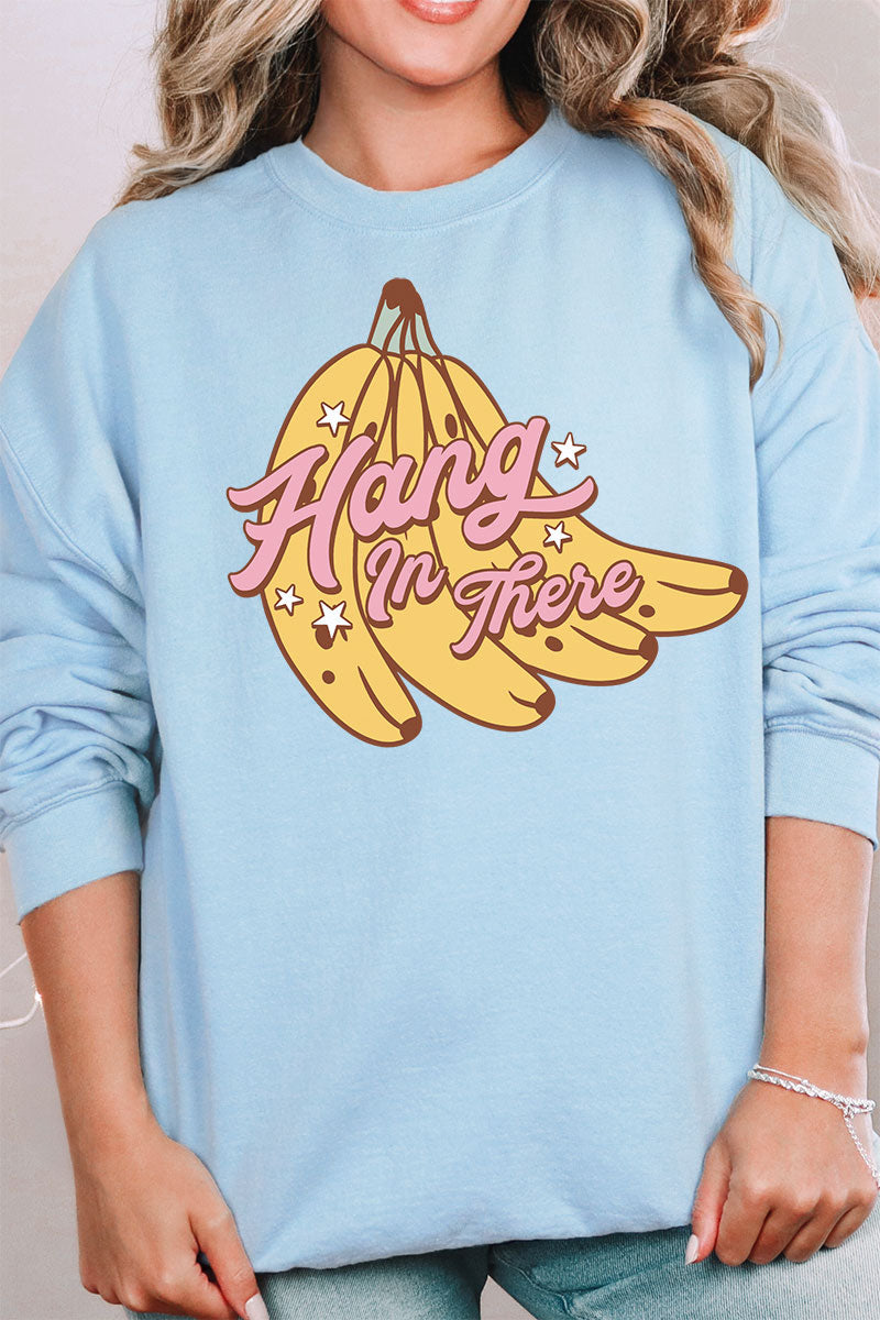 Hang In There Bananas Unisex NuBlend Crew Sweatshirt