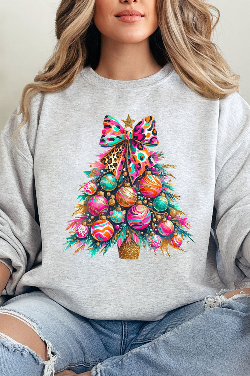 Vivid Christmas Tree Unisex NuBlend Crew Sweatshirt