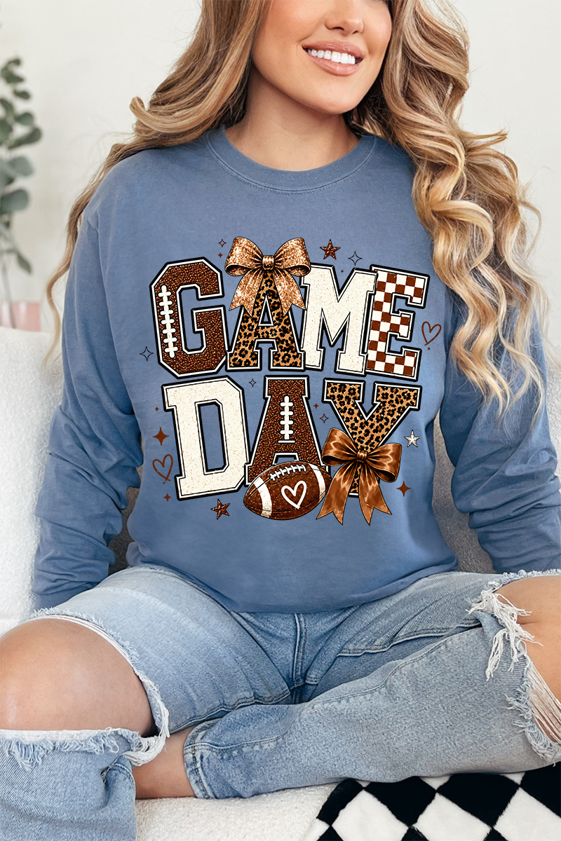 Game Day Spirit Comfort Colors Heavyweight Long T-Shirt