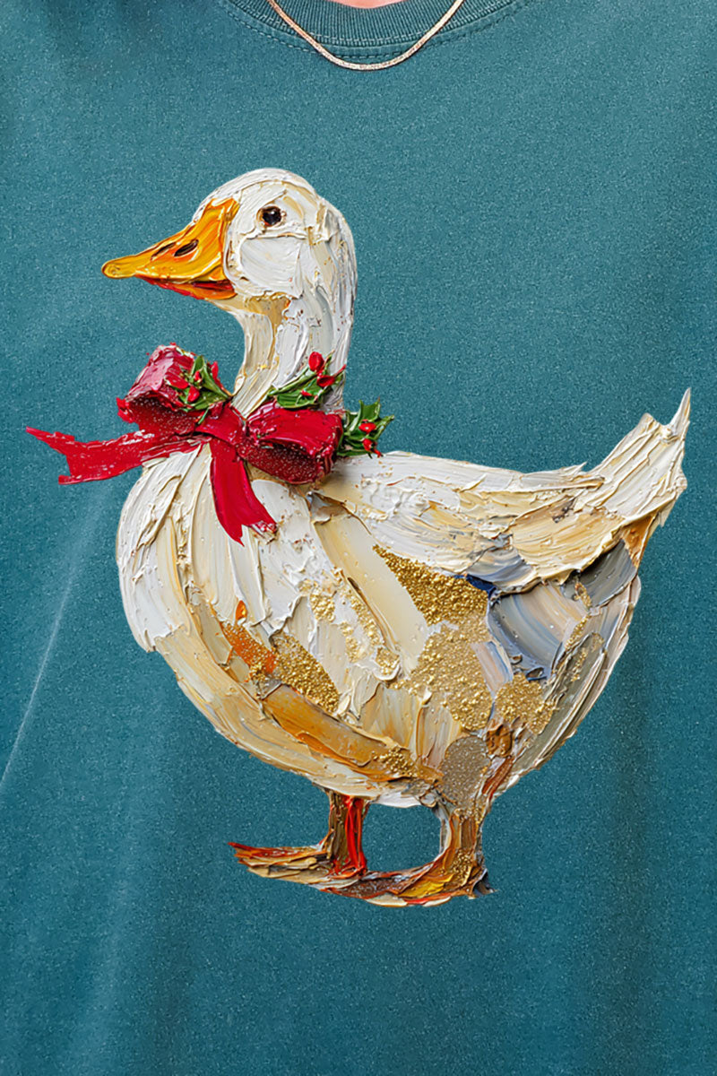 The Painted Goose Coquette Ready To Press DTF Transfer