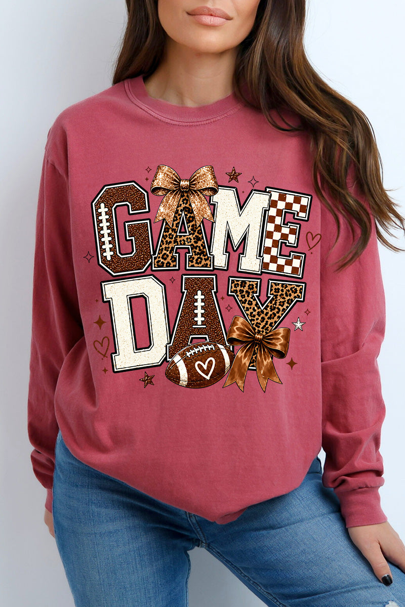 Game Day Spirit Comfort Colors Heavyweight Long T-Shirt