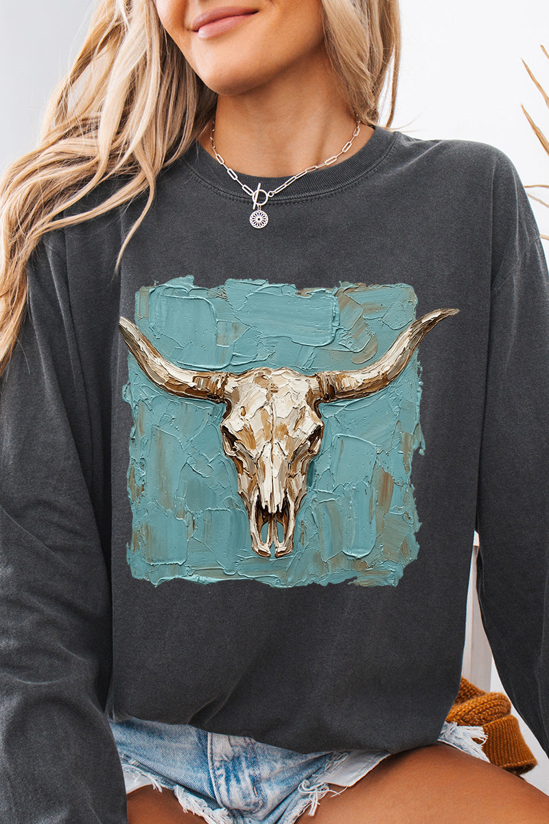 Longhorn Gallery Comfort Colors Heavyweight Long T-Shirt