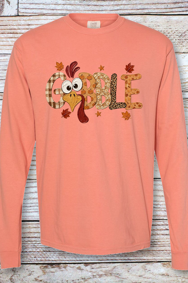 Gobble Season Comfort Colors Heavyweight Long T-Shirt