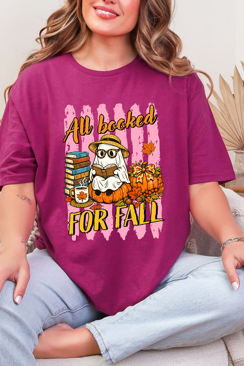 Ghostly All Booked For Fall Softstyle Adult T-Shirt