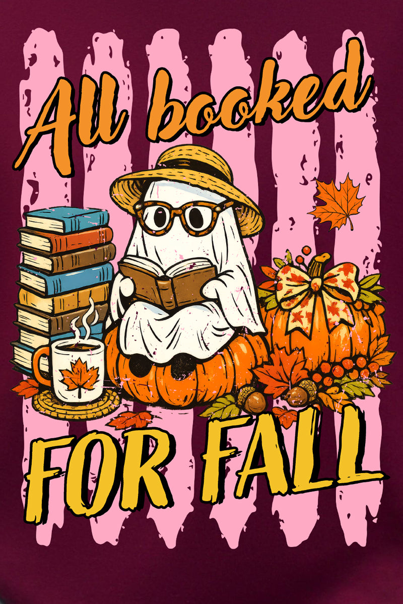 Ghostly All Booked For Fall Softstyle Adult T-Shirt