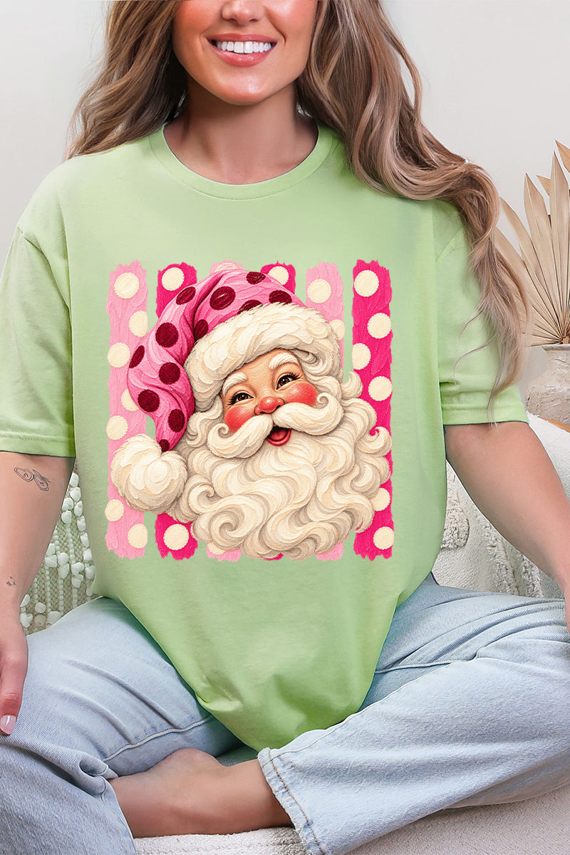 Pink Dot Jolly Santa Softstyle Adult T-Shirt