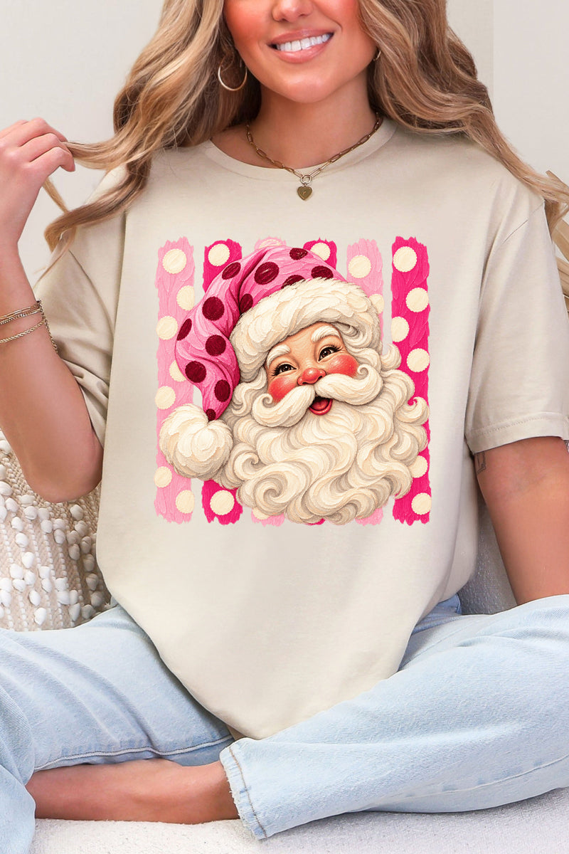 Pink Dot Jolly Santa Softstyle Adult T-Shirt