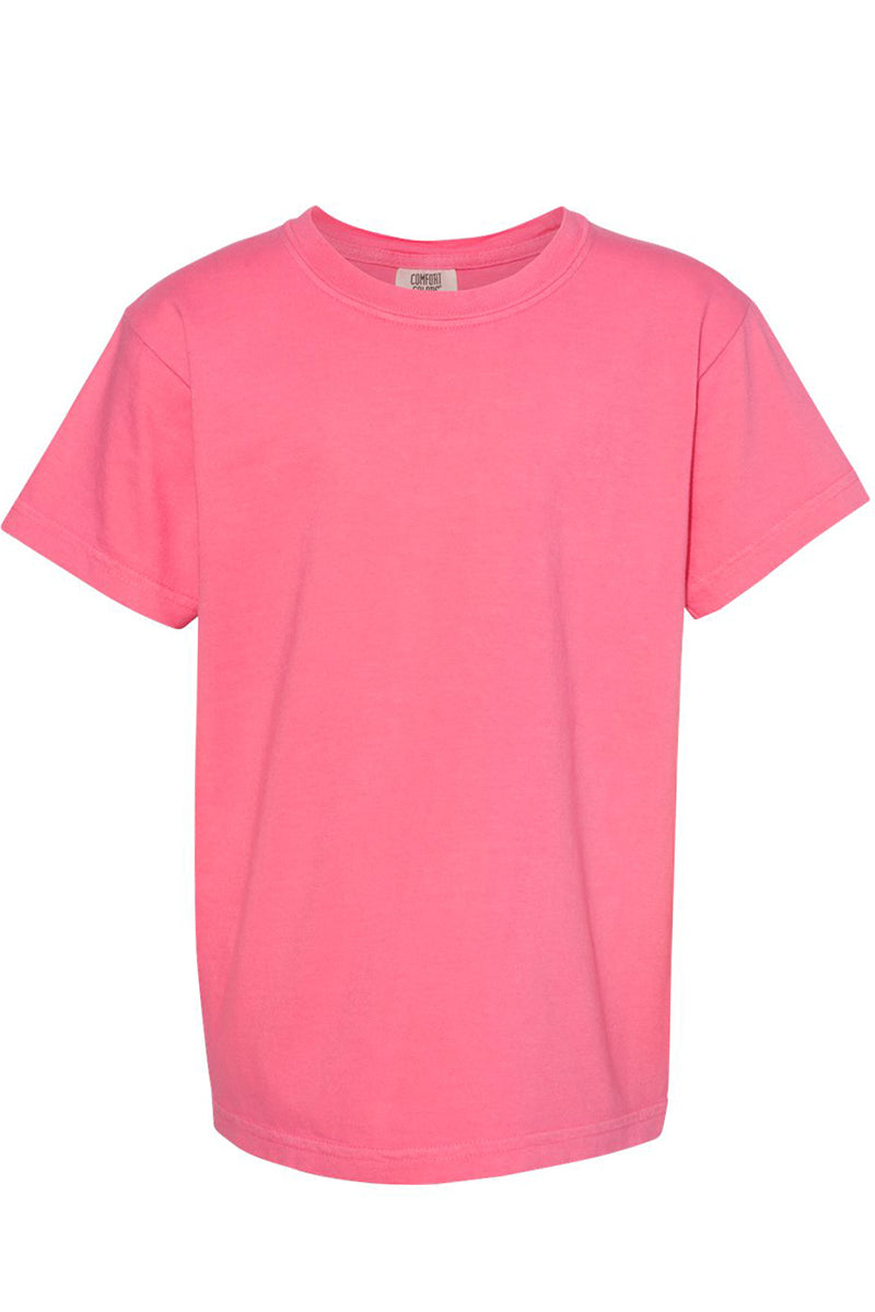 Shades Of Pink/Purple/Orange Comfort Colors Youth T-Shirt