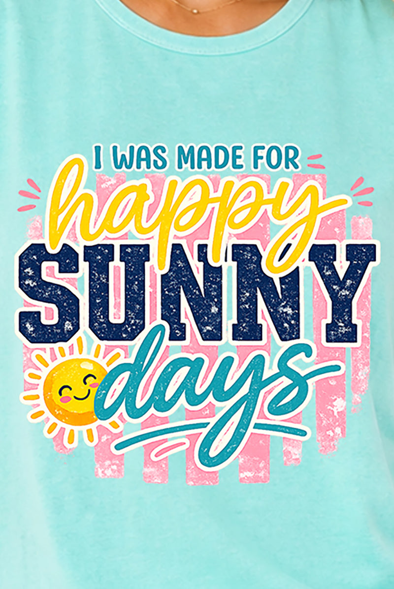 Made For Sunny Days Comfort Colors Cotton Tank Top