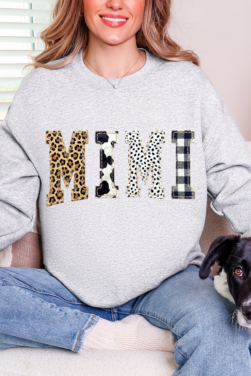 Pattern Play Mimi Heavy Blend Crew Sweatshirt