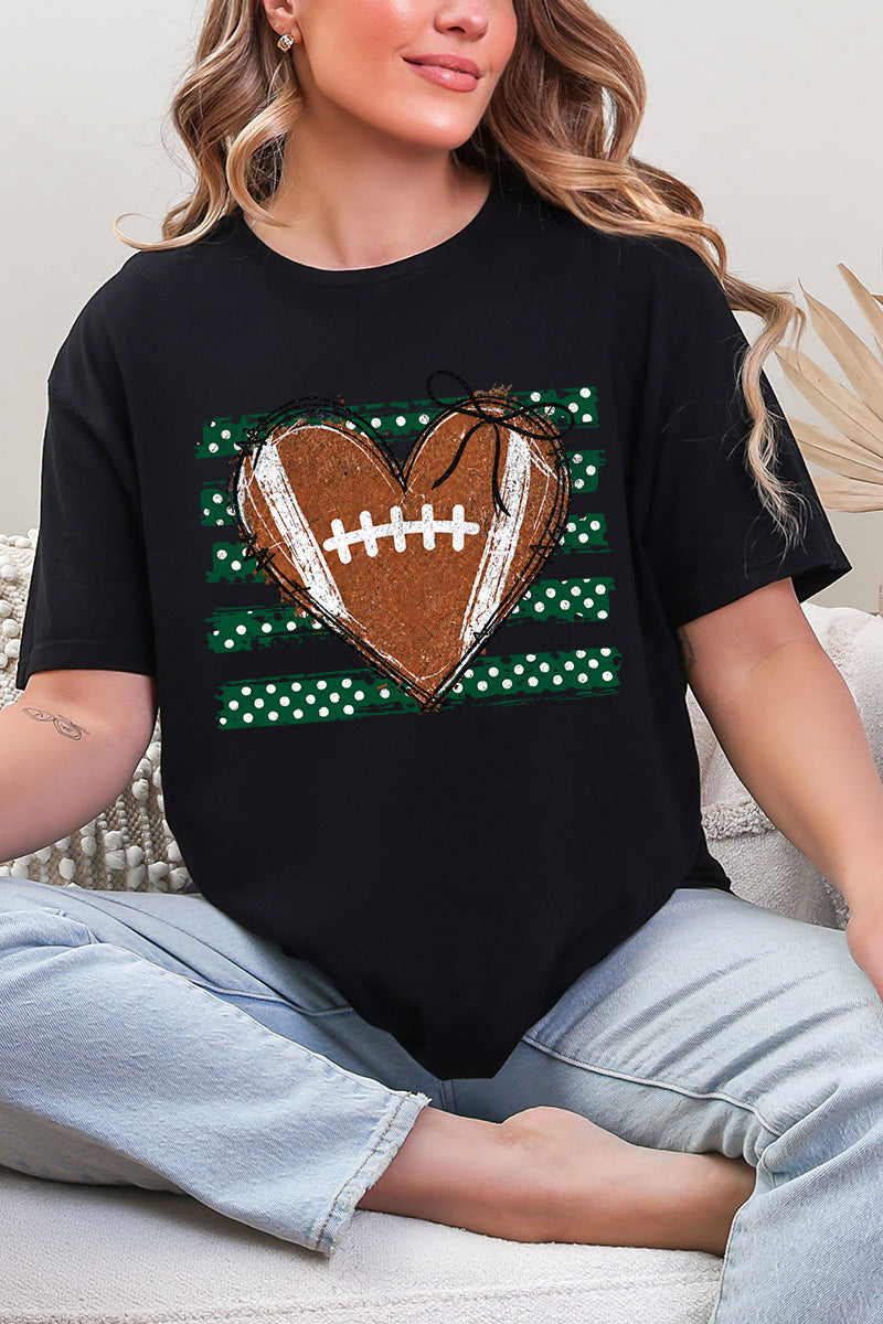 Green Football Sweetheart Softstyle Adult T-Shirt