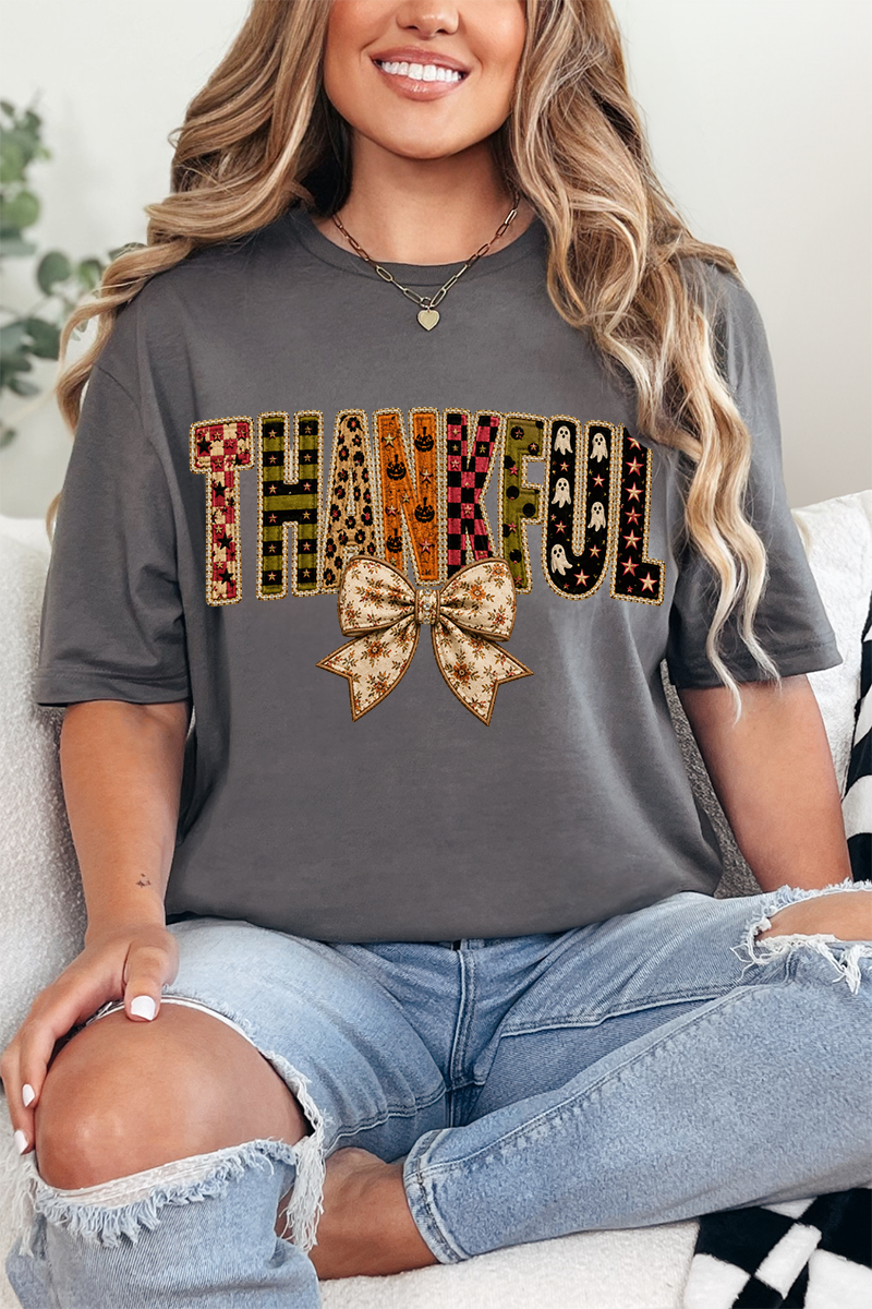 Thankful Fall Spirit Softstyle Adult T-Shirt