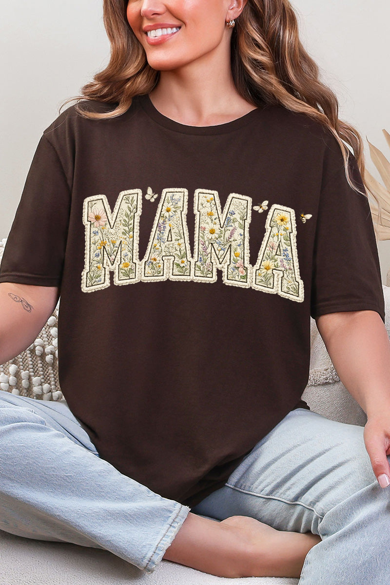 Buzzing Blooms Mama Softstyle Adult T-Shirt